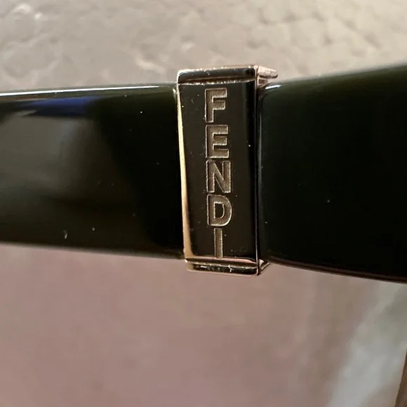 Fendi Olive Green Sunglasses with Gold Accent Fendi Men main image 4